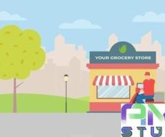 Видеоролик для супермаркетов с доставкой еды заказать (DELIVERY_2)