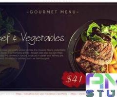 Заказать видеоролик для рекламы кафе/ресторана. Видеоменю.  (FOOD_7)