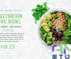 Заказать видеоролик для рекламы вегетарианского кафе. (FOOD_9)