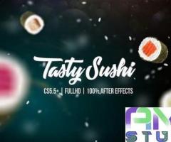 Заказать видеоролик для рекламы суши бара. Видеоменю (FOOD_25)