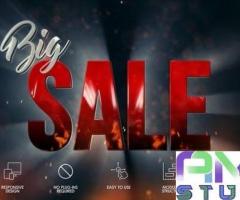 Видеоролик для проведения скидок, акций и распродаж заказать. (SALES_8)