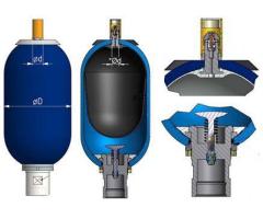 Азотные капсулы для бетононасосов. Азотные колбы для бетононасосов. Гидроаккумулятор. - 2