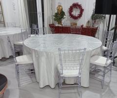 Прокат Аренда Столы Стулья Пуфики Посуда Оформление Цветы Шары и пр. - 4