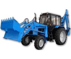 Экскаватор-погрузчик/бульдозер с челюстным универсальным ковшом - 4